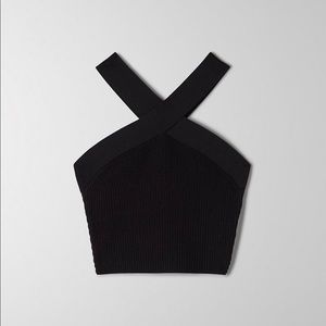 Sculpt Knit Criss Cross Tank